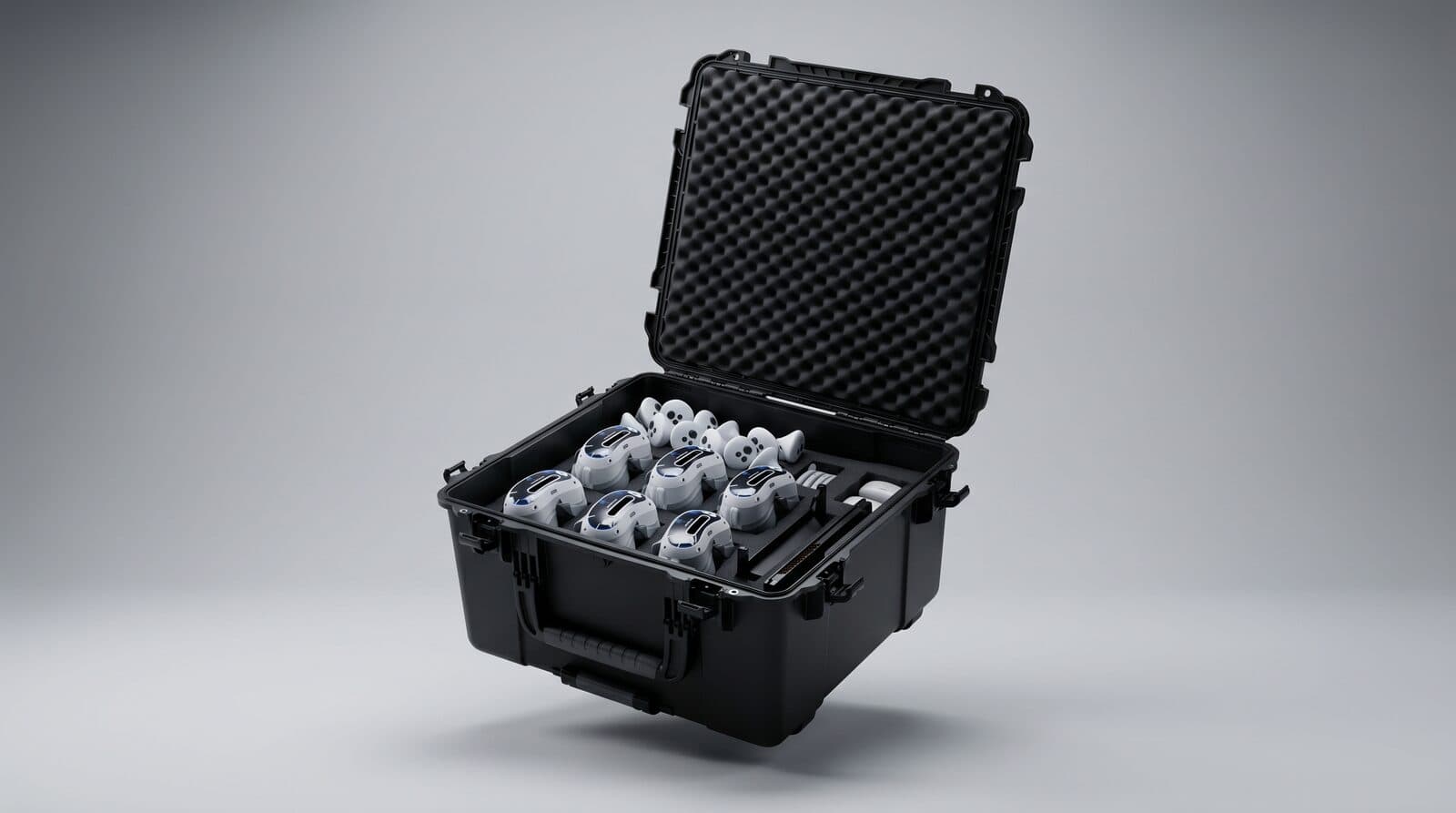 Recibe el flight case